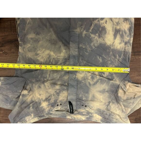 Marc Cain Tan Gray Rain Off Shoulders Rain Style Dress, Sz Large * - Picture 4 of 8